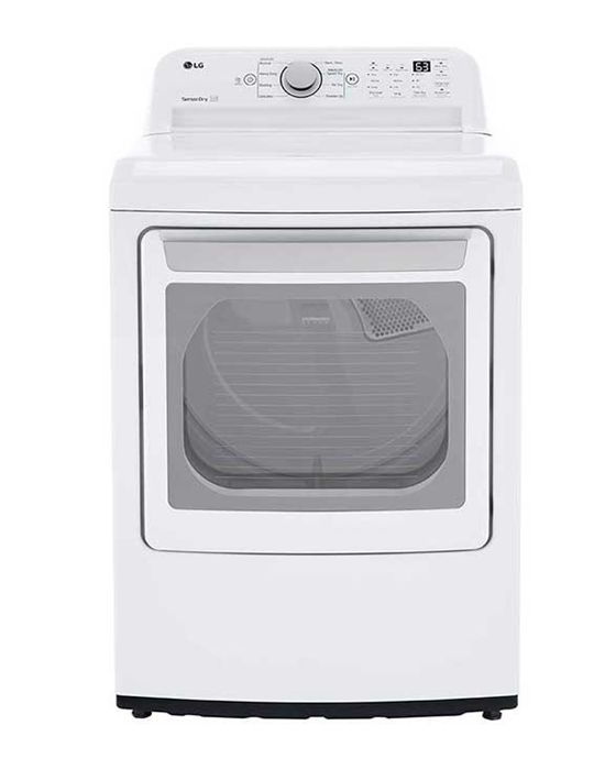 DLE7150W 7.3 cu. ft. Ultra Large Capacity Electric Dryer with Sensor Dry Technology - Image 1