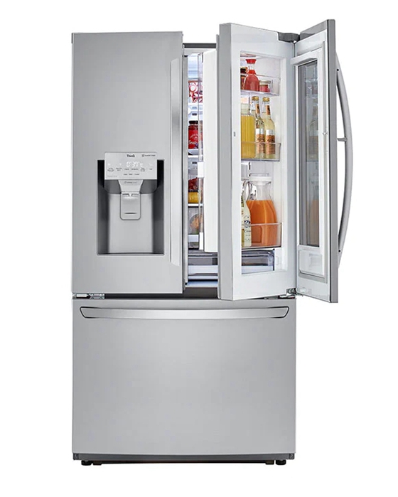 LFXS26596S 26 cu. ft. Smart wi-fi Enabled InstaView Door-in-Door Refrigerator - Image 1