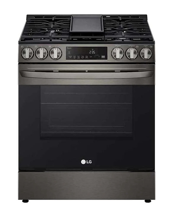 LSGL5833D 5.8 cu ft. Smart Wi-Fi Enabled Fan Convection Gas Slide-in Range with Air Fry & EasyClean - Image 1