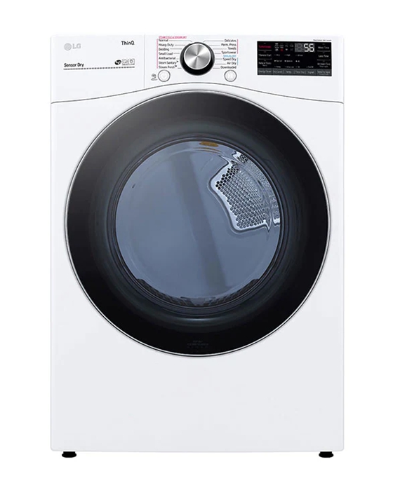 DLEX4200W 7.4 cu. ft. Ultra Large Capacity Smart wi-fi Enabled Front Load Electric Dryer with TurboSteam and Built-In Intelligence - Image 1
